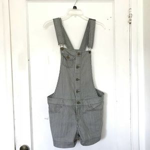 romper with button up straps